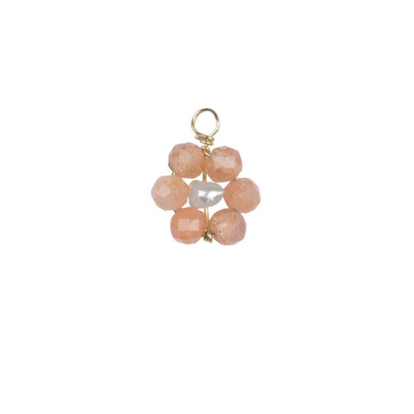 À La • Birth Flower Charm Moonstone Peach June