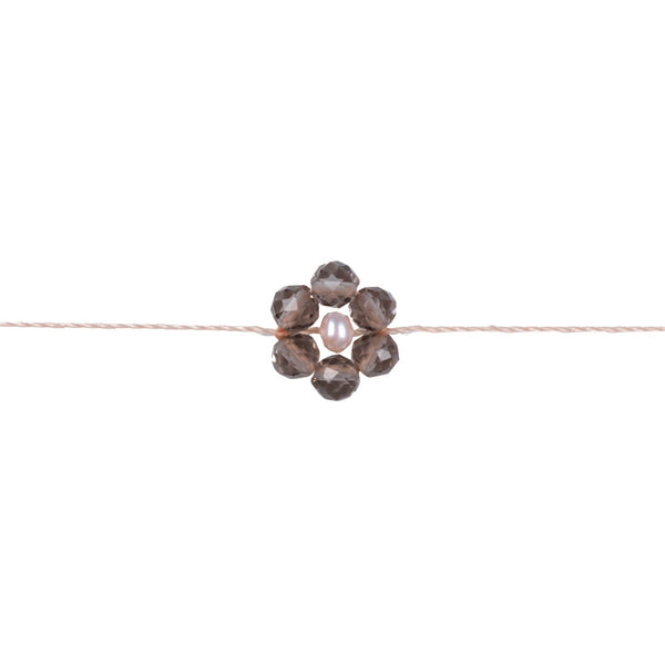 À La • Smoky Quartz Wild Flower Bracelet