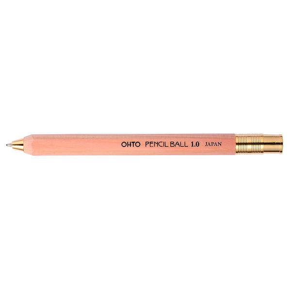 Ohto Ohto • Stylo À Bille Pencil Ball Bois Naturel 1.0