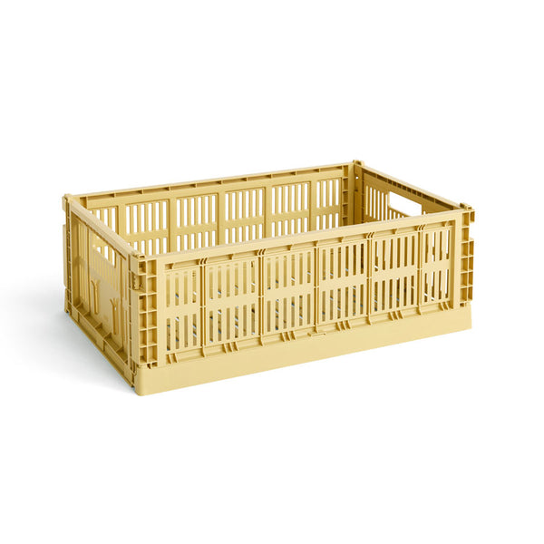 Hay • Golden yellow crate L