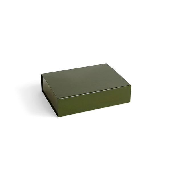 HAY • Olive green storage box S