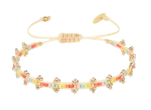 Shanty Bracelet Pastel Rainbow