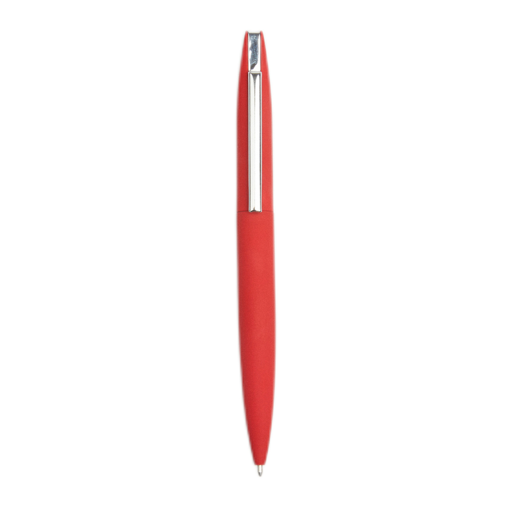 Goodeehoo Contrasting Soft Touch Blade Ball Point Pen - Red