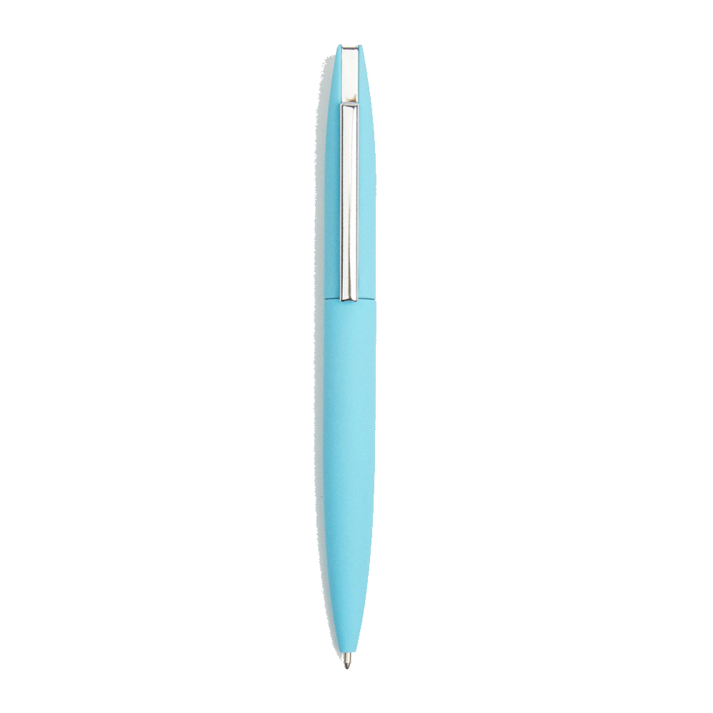 Goodeehoo Contrasting Soft Touch Blade Ball Point Pen - Blue