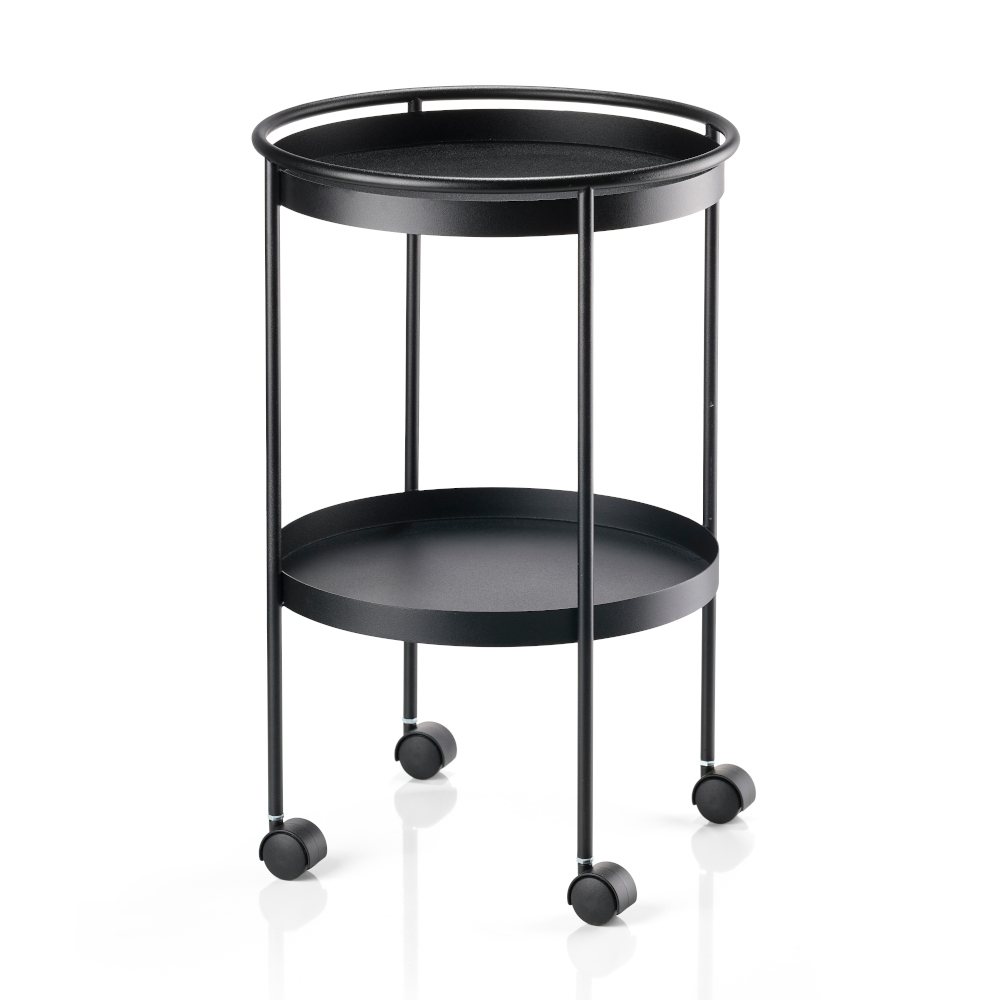 Zone Rocks Bar And General Use Trolley In Black