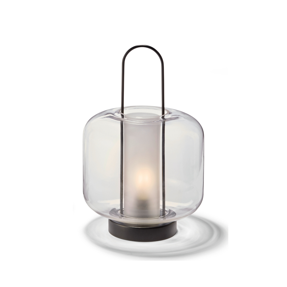 Philippi Lucia Bellied Lantern With Led And Carry Hanging Handle