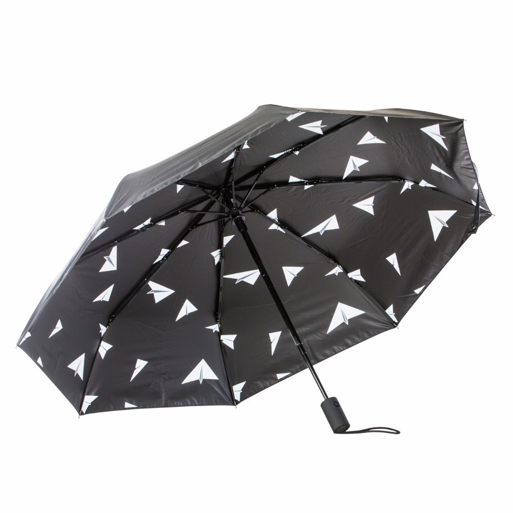 Happysweeds Telescopic Windproof Luxury Umbrella Brooklyn Bridge Design With High UV Protection