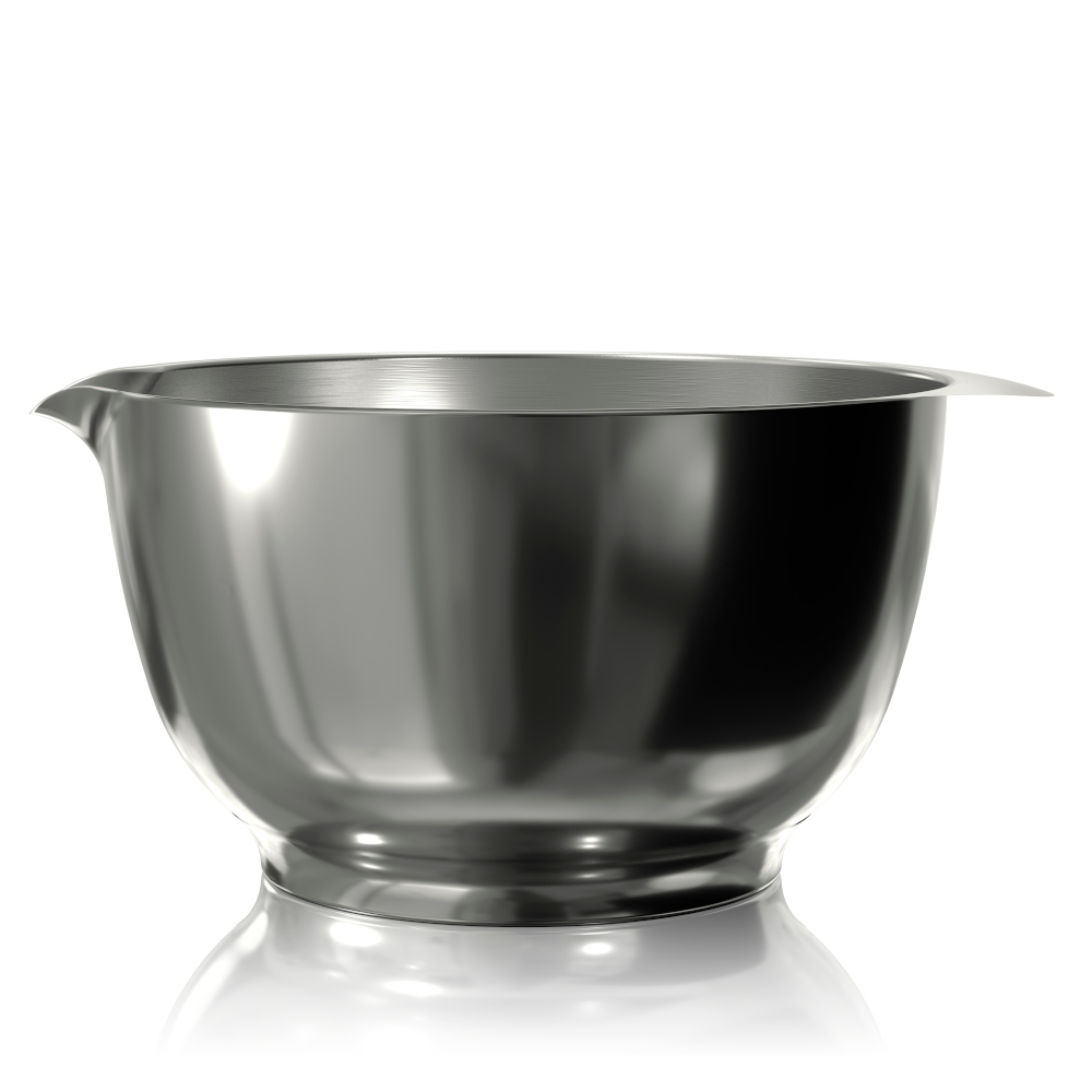 Mepal Rosti Margrethe Mixing Serving  &  Salad Bowl In Polished Stainless Steel 3.0l