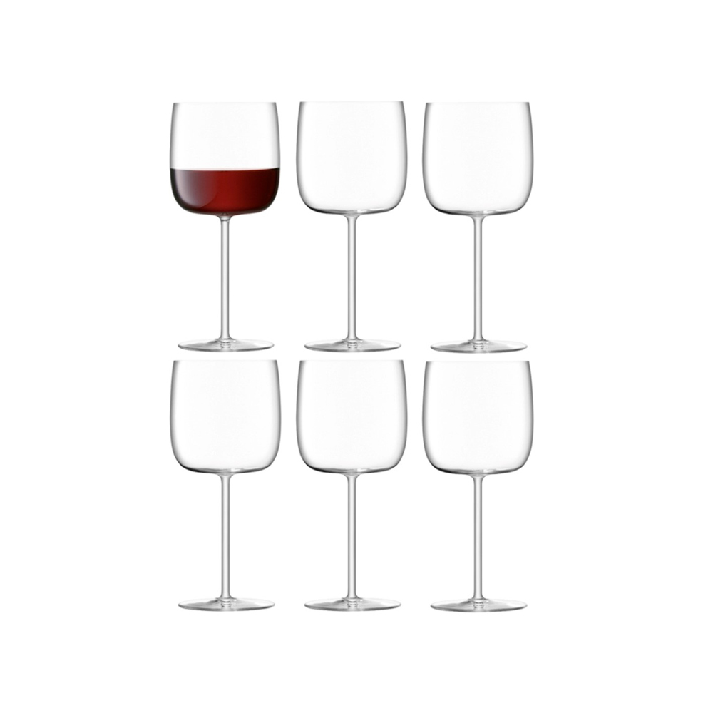 Borough Range Wine Glass 450ml Clear X 6pcs (for the price of 4!)