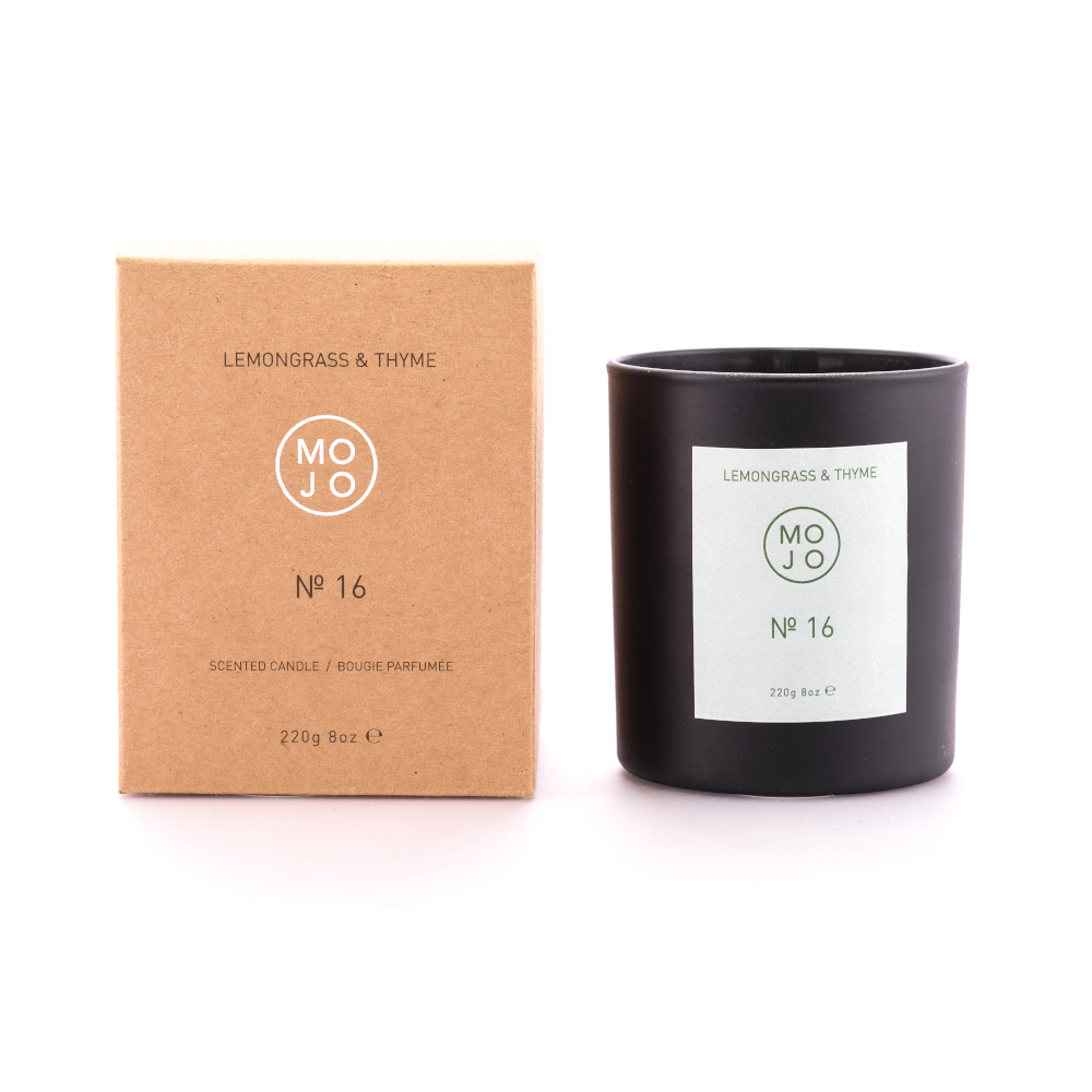 Mojo Lemongrass & Thyme Soy Wax Scented Candle