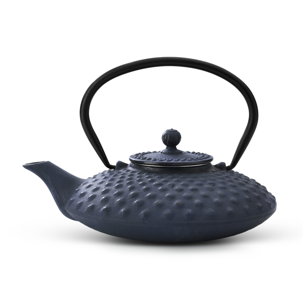 Bredemeijer Bredemeijer Teapot Xilin Design Cast Iron 0.8l In Blue