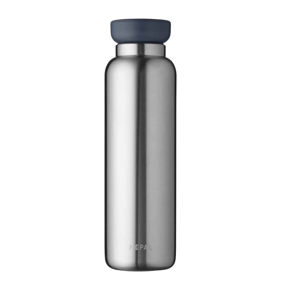 Mepal Insulated Hot Or Cold Stainless Steel Travel Thermos Ellipse 900 Ml - Natural Brushed