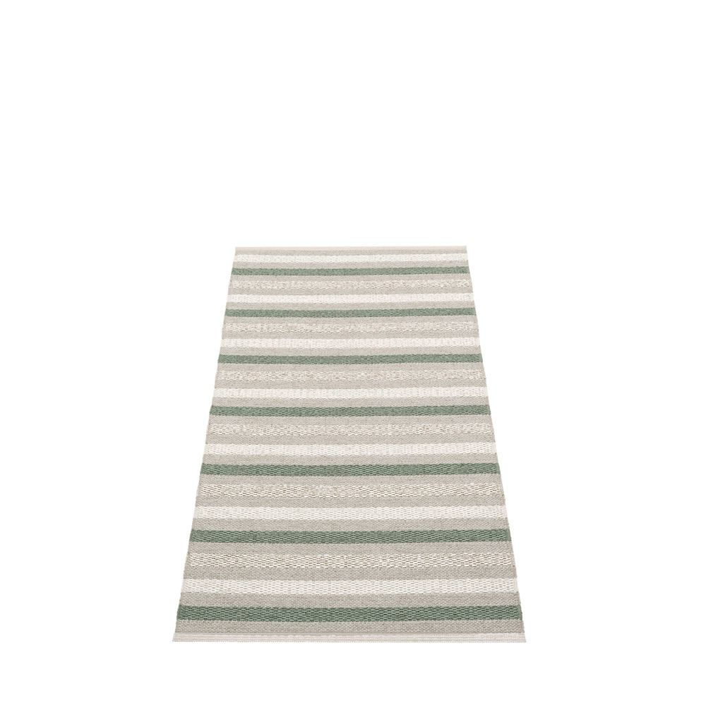 Pappelina Pappelina Of Sweden Grace Design Washable Sustainable Rug 70x140cm In Warm Grey