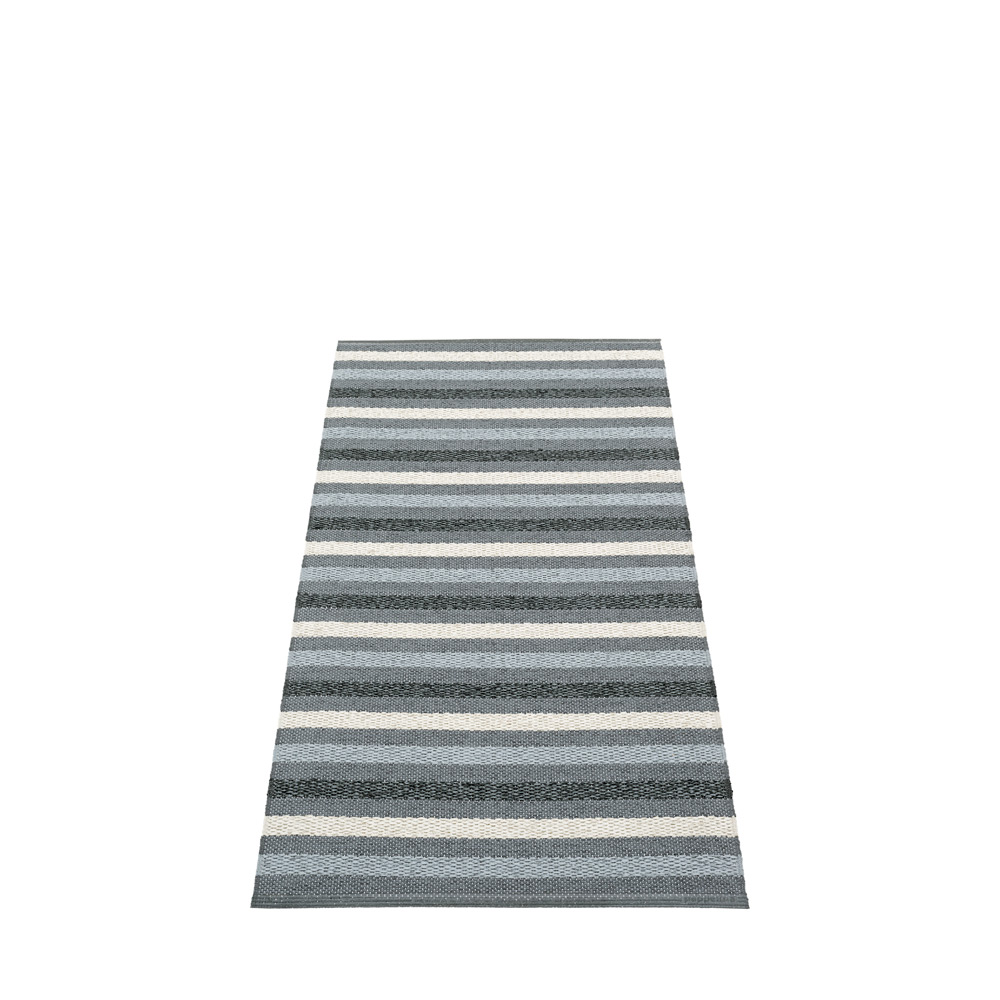 Pappelina Pappelina Of Sweden Grace Design Washable Sustainable Rug 70x140cm In Granit