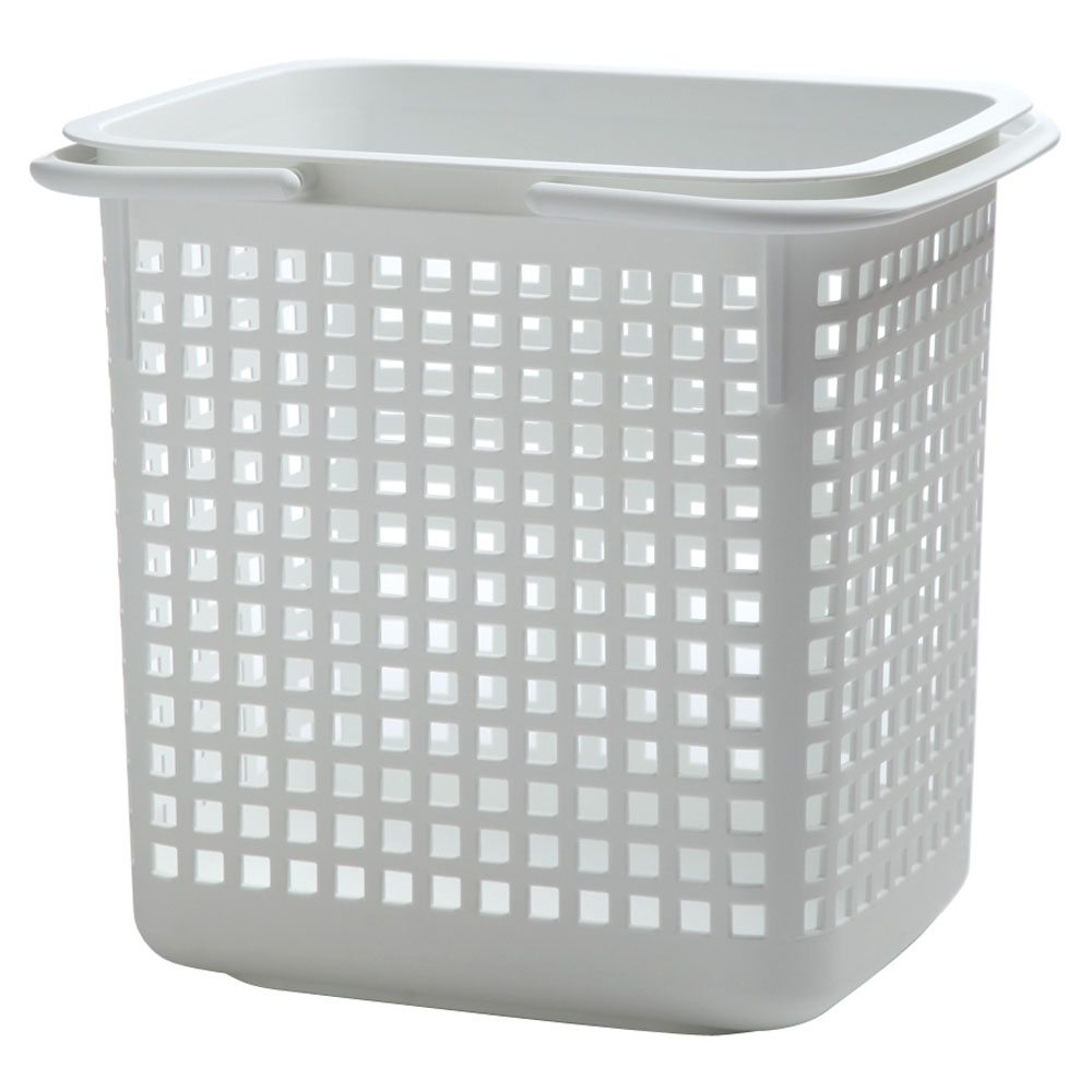 Hachiman Hachiman Cestino Laundry  &  Storage Basket Large White No Lid