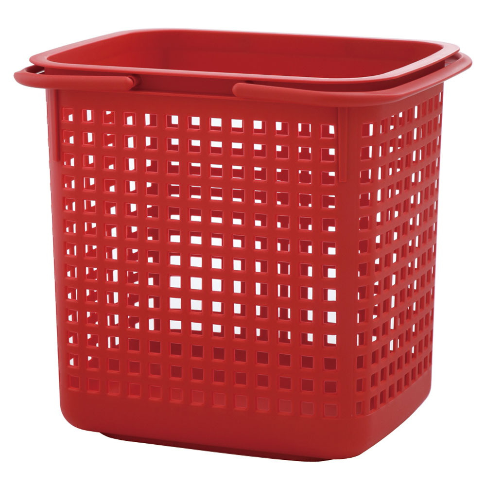 Hachiman Cestino Laundry & Storage Basket Large Red No Lid