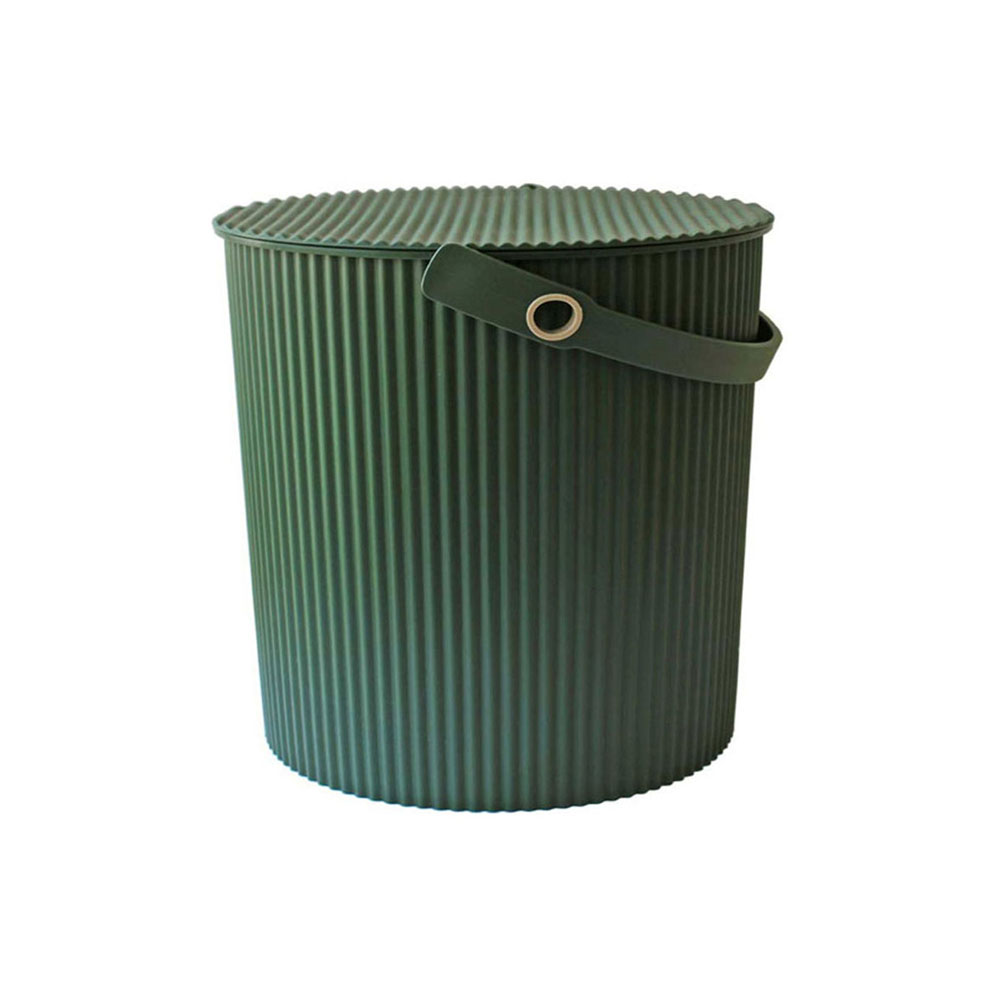 Hachiman Omnioutil Storage Bucket  &  Lid Small Dark Green