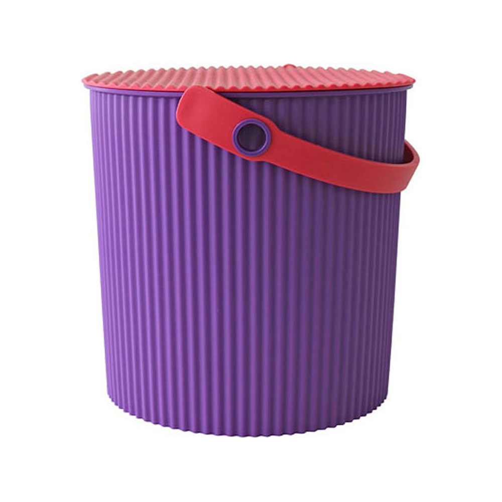Hachiman Omnioutil Storage Bucket  &  Lid Medium Purple Pink