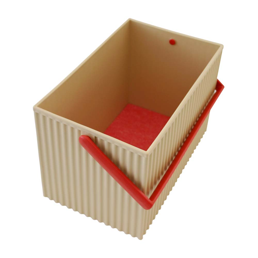 Omnioffre Stacking Storage Box Medium Coffee