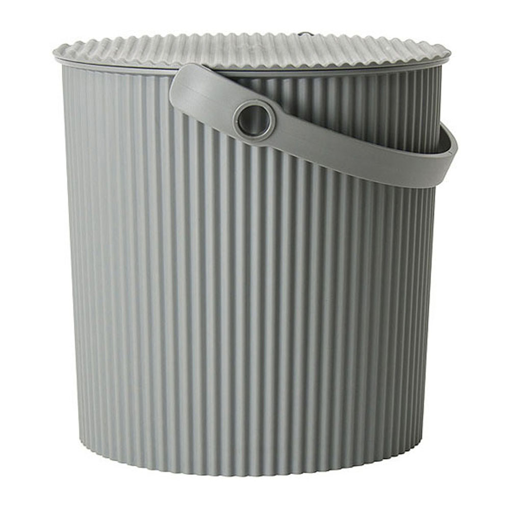 Hachiman Omnioutil Storage Bucket  &  Lid Large Dark Grey