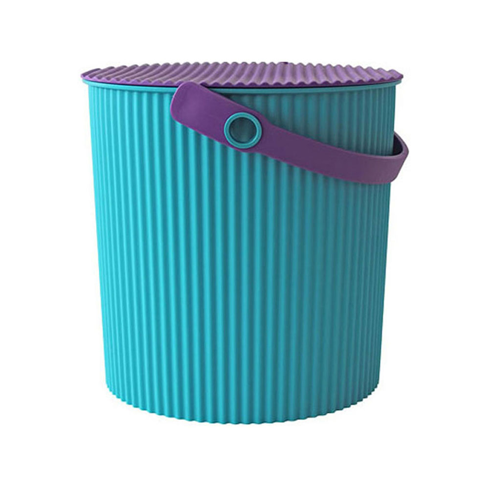 Omnioutil Storage Bucket & Lid Medium Blue Purple