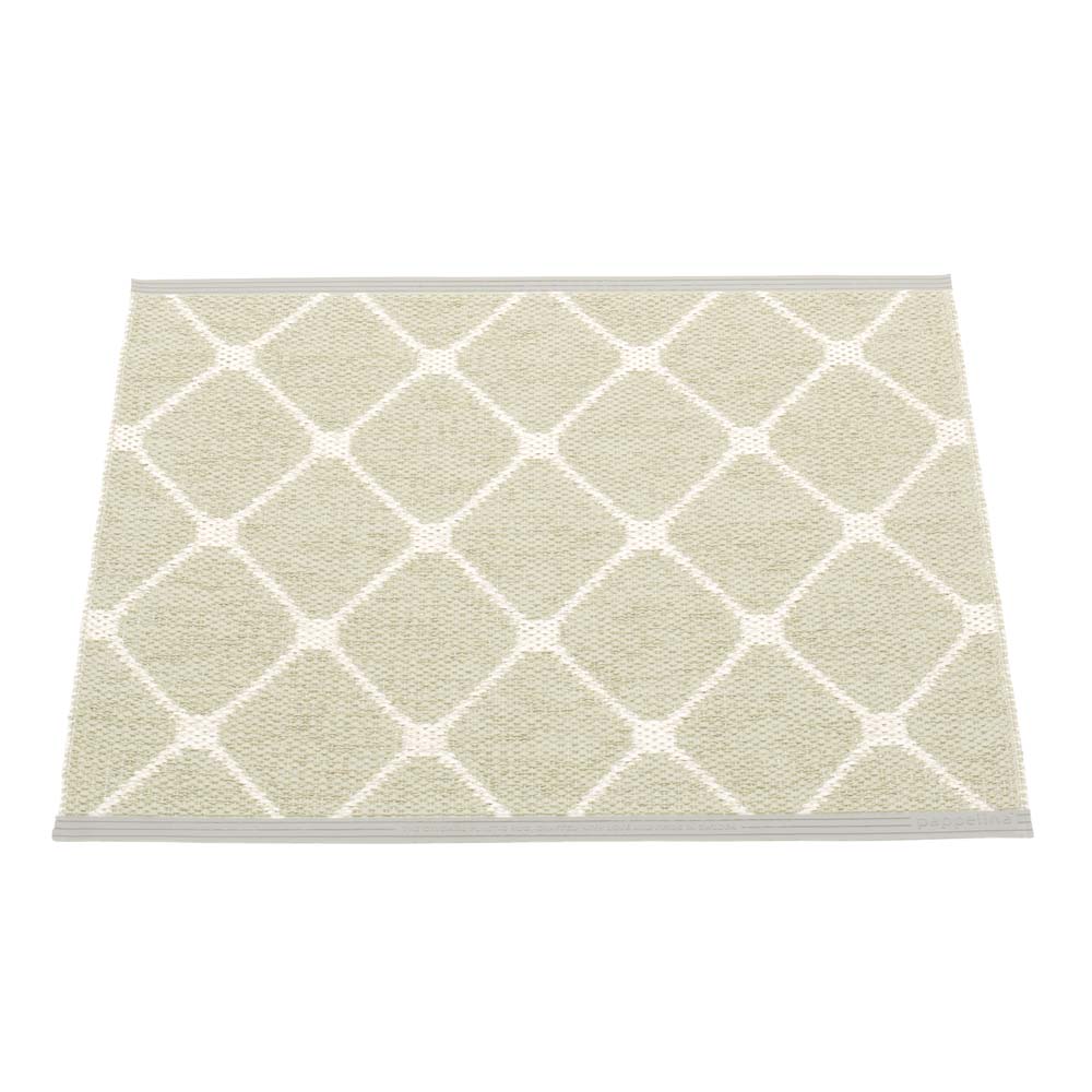 Pappelina Of Sweden Rex Design Washable Sustainable Rug 70x60cm In Seagrass