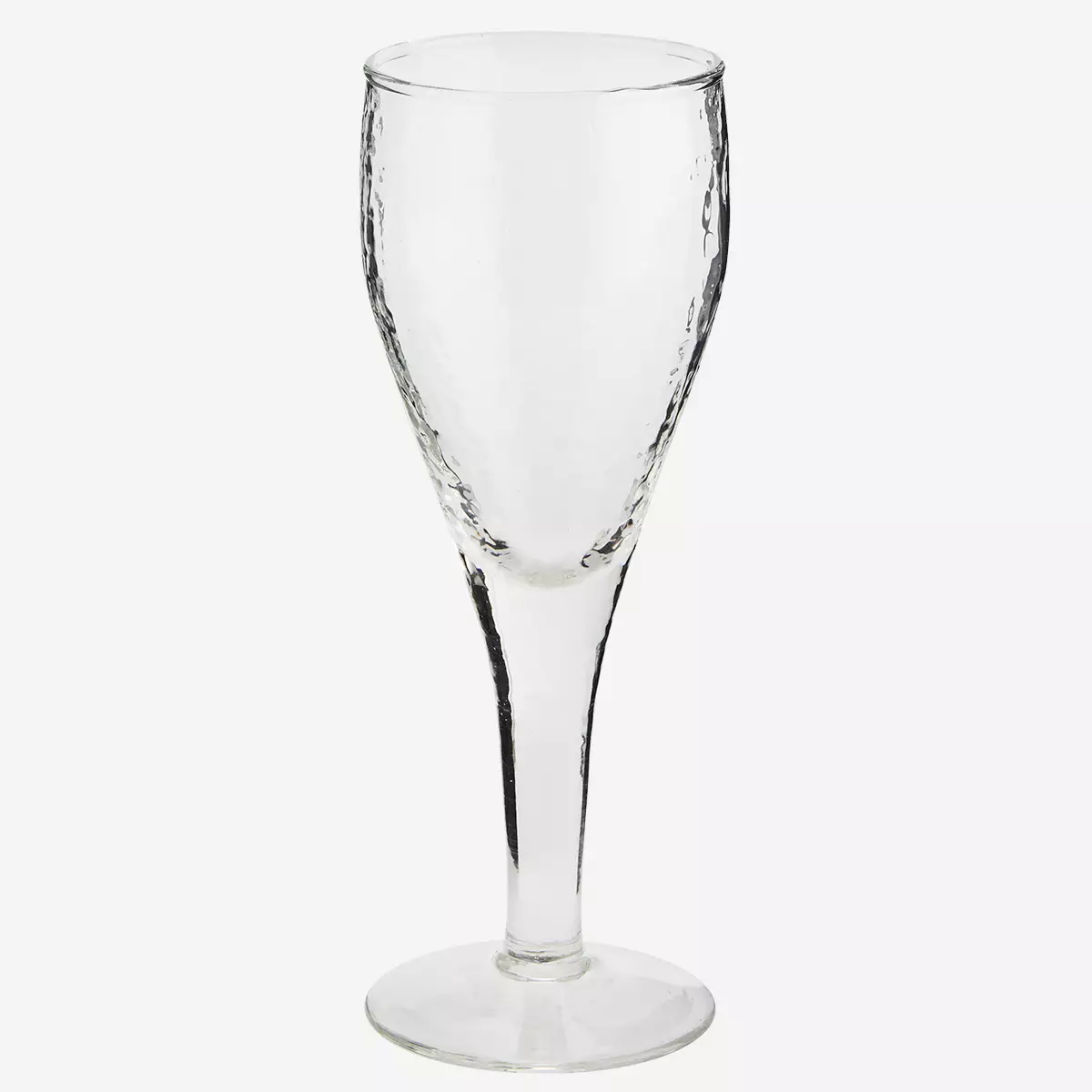 Madam Stoltz Hammered White Wine Glass
