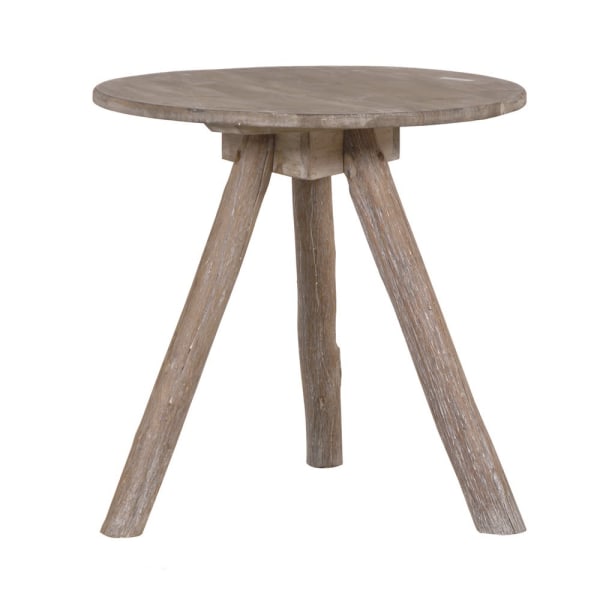 MarramTrading.com Rustic Wooden Tripod Table