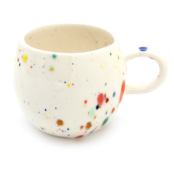 Large Cream Party Ball Mug