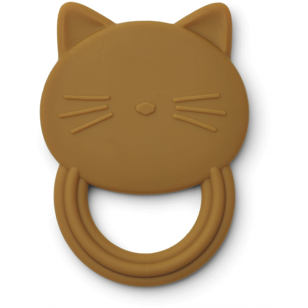 Gemma Teether Cat Golden Caramel