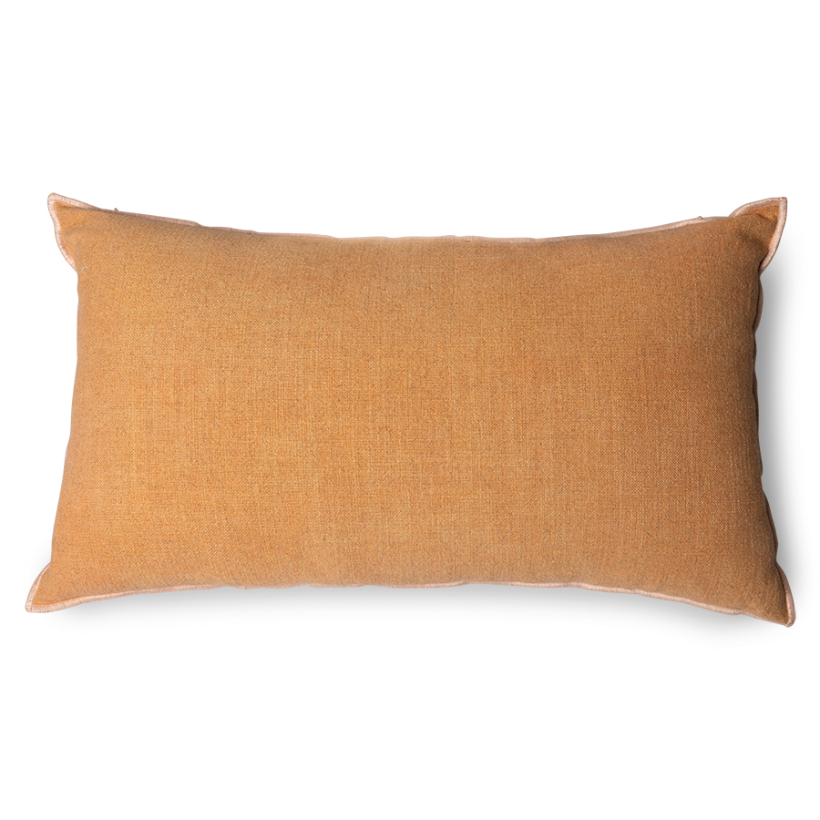 HKliving Spicy Ginger Linen Cushion - 60x35