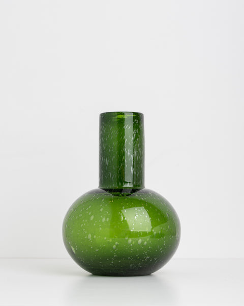 HK Living Vase Green Glass M