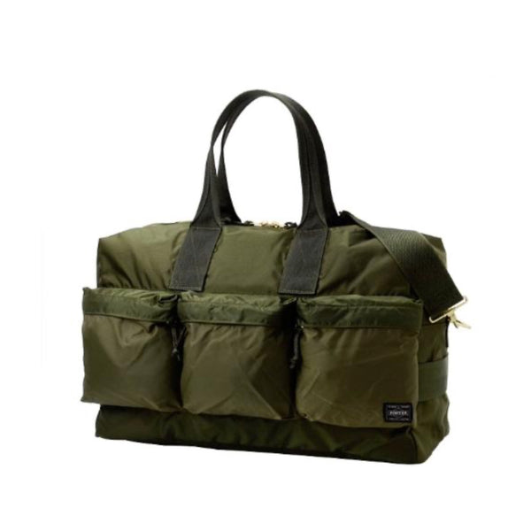 Japan-Best.net Porter Force - 2way Duffle Bag : Black, Olive Drab