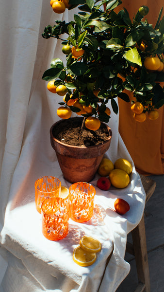 Murano Gotto Tumbler - Orange