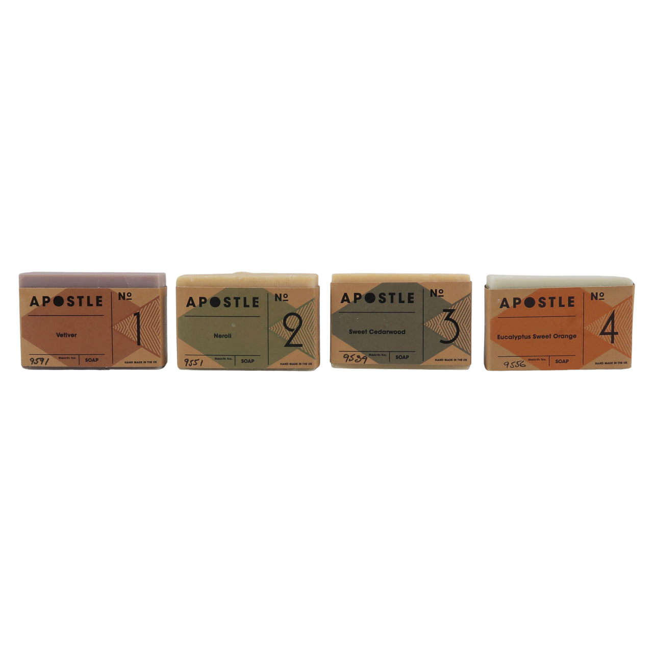 Set of 4 bars of soap - Set 1