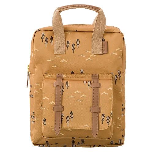 Mini Backpack with Arrows Print