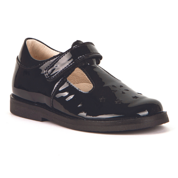 Froddo Evia T-Shoes- Black Patent