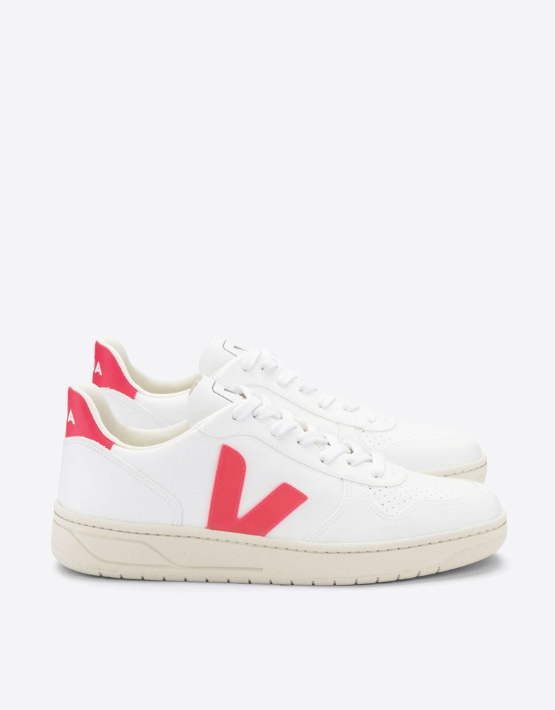 V-10 Cwl Trainers White/Rose Fluo