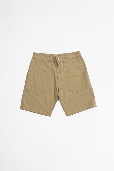 Cotton Fatigue Shorts Beige