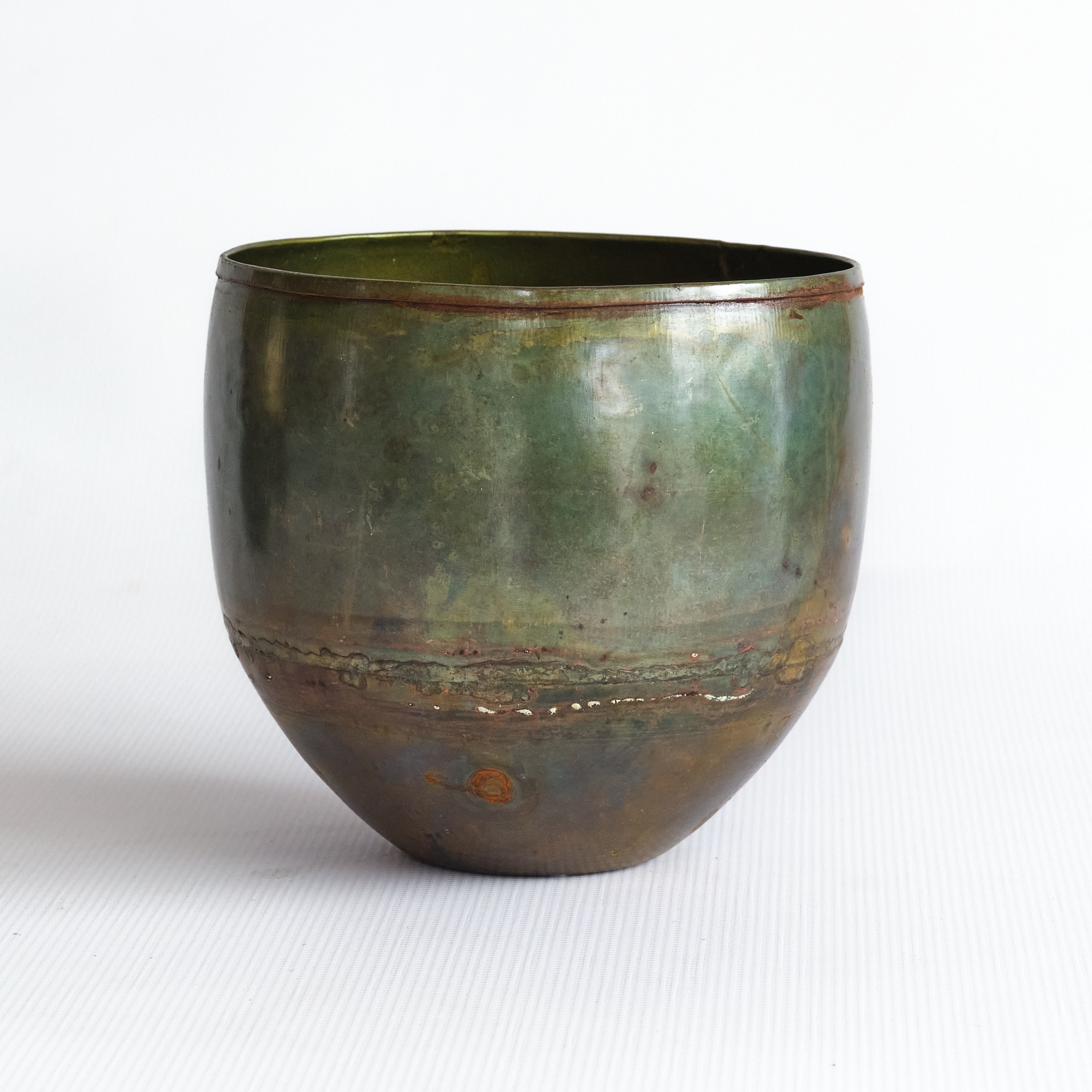 Wikholm Form Antique Green Iron Pot - 16cm