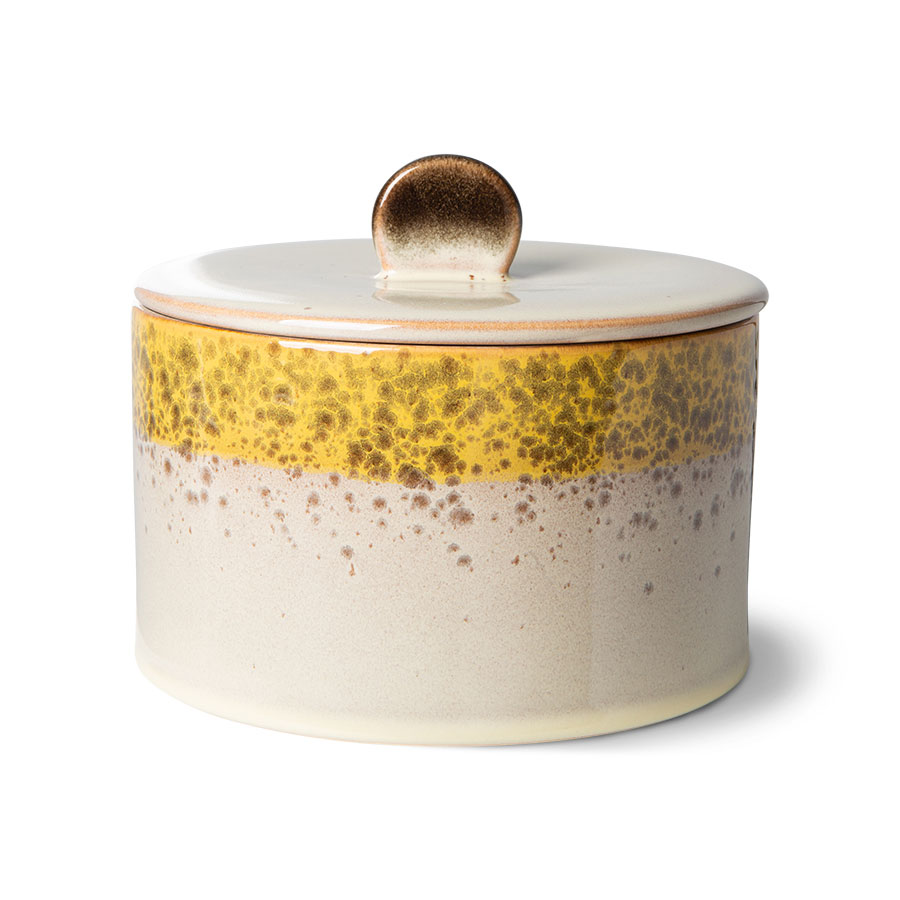 HK Living 70s ceramics: cookie jar autumn