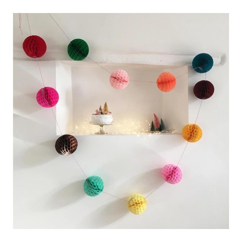 Paper Ball Garland