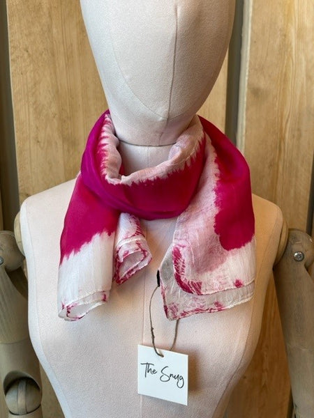 Scarf - Silk Ombre Pink