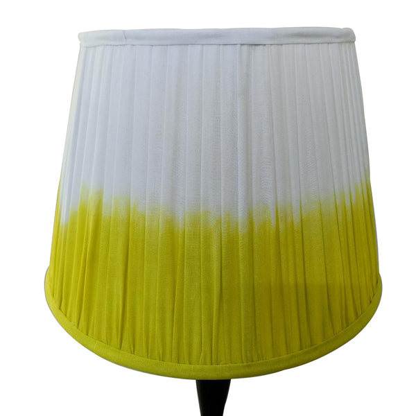 Medium Tie Dye Lampshade In Lime