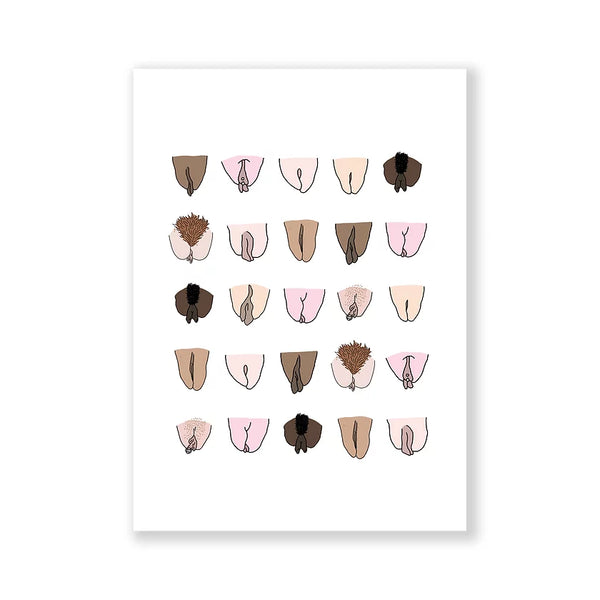 Eat Mielies | A4 Poster - Vulvas