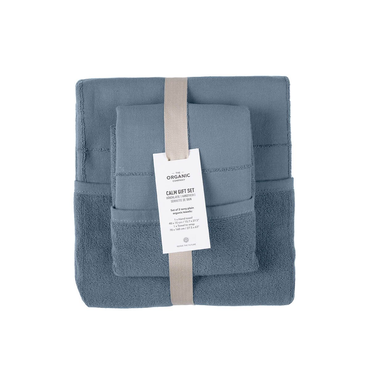 Towels set - organic cotton - Calm Gift Set from TOC