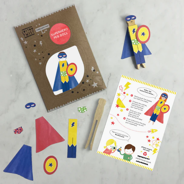 : Make Your Own Superhero Peg Doll