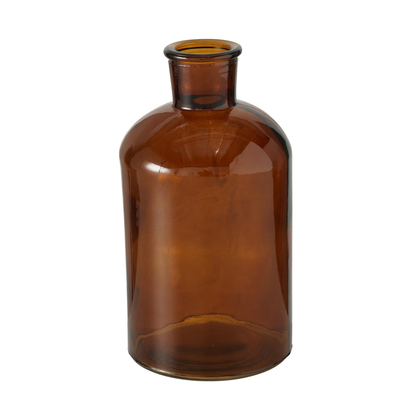 &Quirky Terrano Brown Glass Bottle Vase