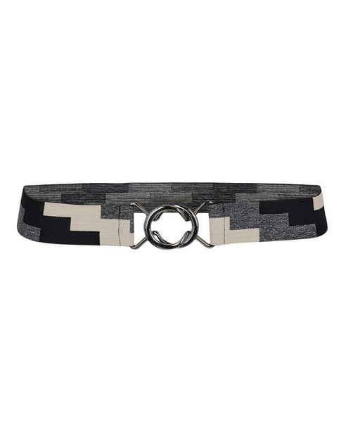 Cocouture Elastic Black Block Belt