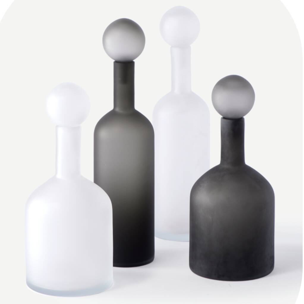 Pols Potten  Frosted Extra Large Decanters